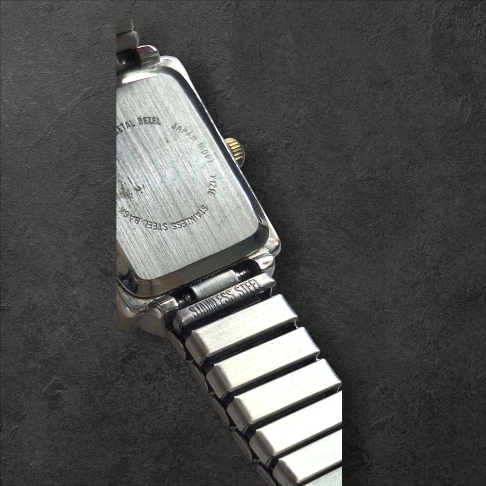 Diamond Silver And Gold Rectangular Watch Require… - image 6
